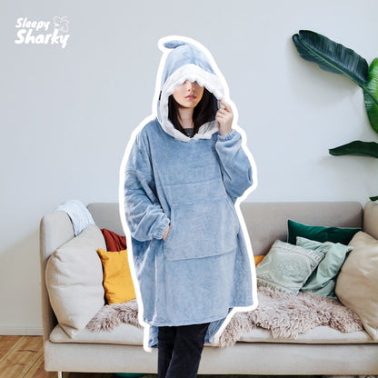 Original Sleepy Sharky™ Super Soft Wearable Shark Blanket Hoodie